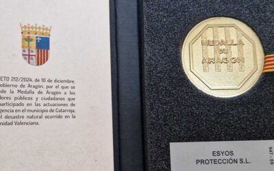 Medalla de Aragón a ESYOS PROTECCIÓN: cuando proteger se convierte en responsabilidad