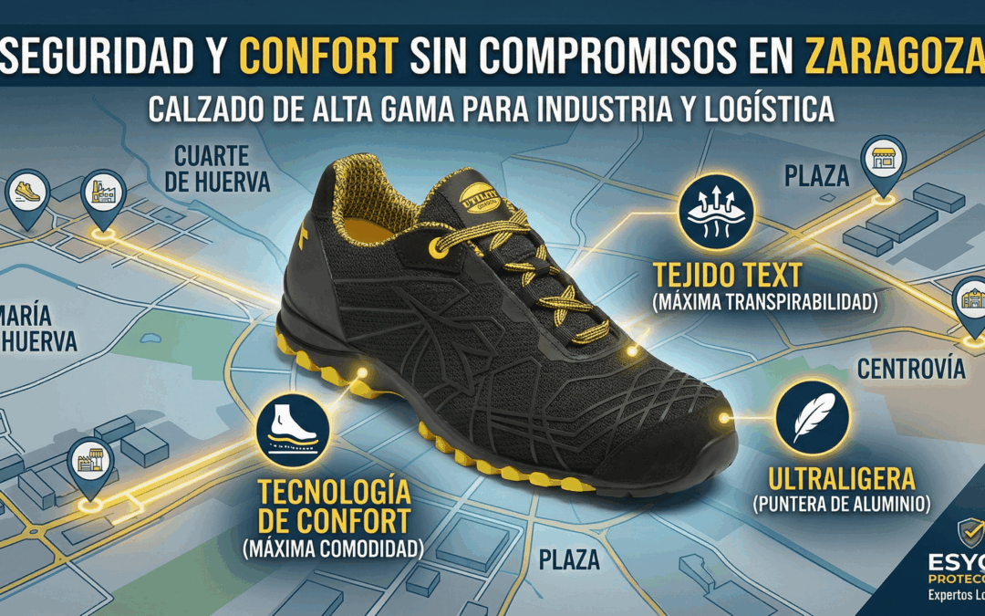 Zapatillas de Seguridad Cómodas y Ligeras en Zaragoza | DIADORA UTILITY BEAT